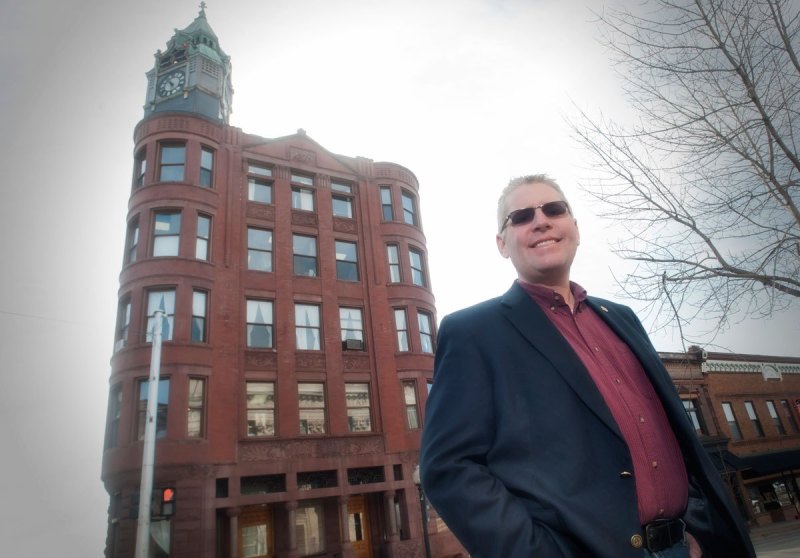 State Representative John Kivela in his home town of Marquette, MI. (photo Ron Caspi)